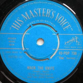 Ella Fitzgerald Mack The Knife 7" HMV POP736 EX 1960