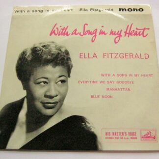 Ella Fitzgerald With A Song In My Heart EP HMV 7EG8503 VG/VG 1950s picture sleeve
