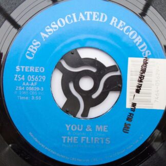 Flirts You And Me 7" CBS Associated ZS405629 EX 1985 US pressing, demo
