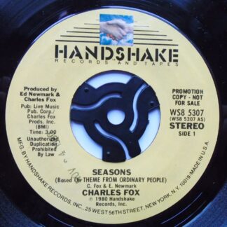 Charles Fox Seasons 7" Handshake WS85307 EX 1980 US pressing, demo