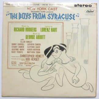 Boys From Syracuse LP Capitol ST1933 EX/VG 1963 original cast recording, New York Cast, with Stuart Damon & Danny Carroll