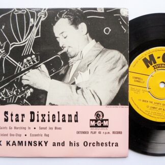 Max Kaminsky All Star Dixieland EP MGM MGMEP600 EX/VG 1950s picture sleeve