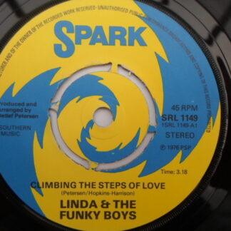 Linda & Funky Boys Climbing The Steps Of Love 7" Spark SRL1149 EX 1976