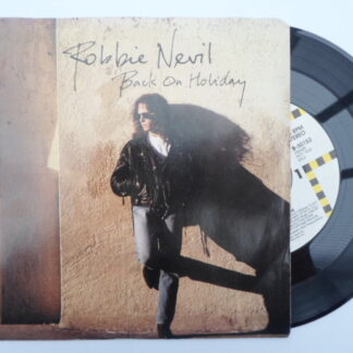 Robbie Nevil Back On Holiday 7" EMI B50152 EX/VG 1988 US pressing, demo in stock picture sleeve