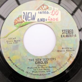 New Seekers Circles 7" Elektra EK45787 EX 1972 US pressing