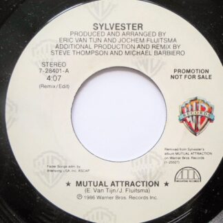 Sylvester Mutual Attraction 7" Warner Bros 728401 EX 1986 US pressing