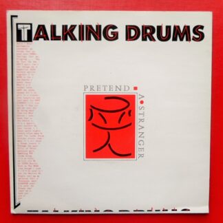 Talking Drums Pretend A Stranger 7" Sticky Music GUM012 EX/EX 1985 picture sleeve, made in France