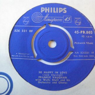 Frankie Vaughan Am I Wasting My Time On You 7" Philips PB865 EX 1968