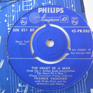 Frankie Vaughan The Heart Of A Man 7" Philips PB930 EX 1959