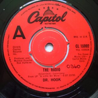 Dr Hook The Radio 7" Capitol CL15992 EX 1977 there is handwritten number on label and 2mm drill hole in label rim