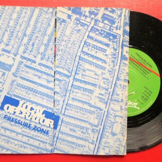 Local Operator Pressure Zone 7" Virgin VS277 EX/EX 1979 open out picture sleeve