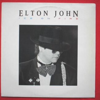 Elton John Ice On Fire LP Rocket HISPD26 EX/EX 1985