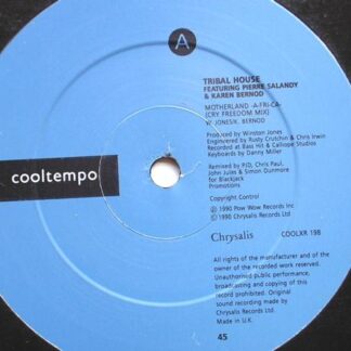 Tribal House Motherland Cry Freedom Mix 12" Cooltempo COOLXR198 EX 1990 12 inch