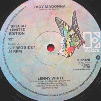 Lenny White Lady Madonna 12" Elektra K12328 EX 1978 12 inch