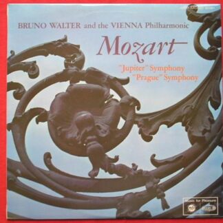 Bruno Walter Mozart Prague & Jupiter Symphonies LP Music For Pleasure MFP2061 EX/EX 1960s with Vienna Philharmonic Orchestra