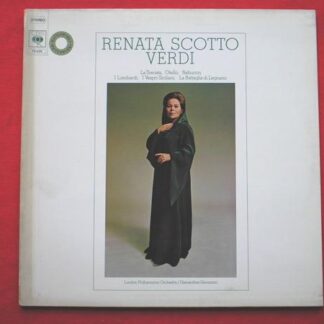 Renata Scotto Verdi LP CBS Masterworks 76426 EX/VG 1976 made in Holland