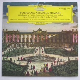 Wolfgang Schneiderhan Wolfgang Amadeus Mozart LP Deutsch Grammophon 139463 EX/EX 1970s with Berlin Philharmonic