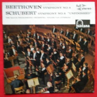 Willem Van Otterloo Beethoven Schubert LP Fontana 875022CY EX/EX 1950s stereo, made in Holland