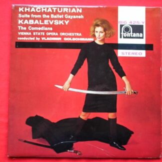 Vladimir Golschmann Khachaturian Kabalevsky LP Fontana BIG425Y EX/EX 1960s