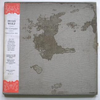 Karl Elmendorff Hugo Wolf Der Corregidor 3LP Opera Society OPS115-117 EX/G 1950s 3 LPs boxed with booklet, vinyl is near mint, box is quite heavily stained