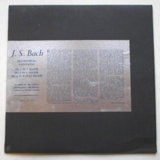 Vienna Konzerthaus Orchestra Bach Brandenburg Concertos LP Opus TW821 EX /EX 1960s concucted by Hermann Schneider