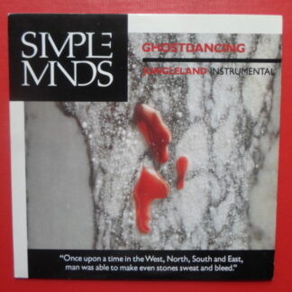 Simple Minds Ghostdancing 7" Virgin VS907 EX/EX 1986 picture sleeve