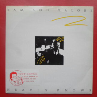 Sam & Galore Heaven Knows 7" Fine Tune FTR701 EX/EX 1980s picture sleeve