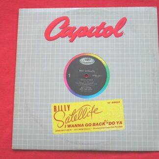 Billy Satellite I Wanna Go Back 12" Capitol SPRO9217 EX/EX 1984 12 inch promo 33rpm