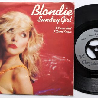 Blondie Sunday Girl 7" Chrysalis CHS2320 EX/VG 1978 French pressing in picture sleeve, with machine-cut centre