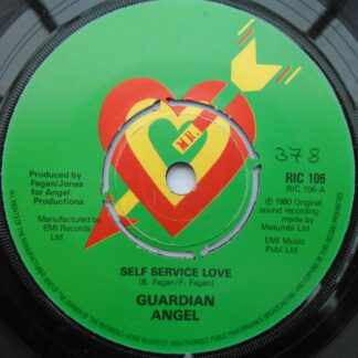 Guardian Angel Self Service Love 7" Matumbi RIC106 VG 1980 there is handwritten number on label and 2mm drill hole in label rim
