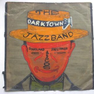 Dark Town Jazz Band Dixieland Jazz Tunes And Solos LP Sapphire F/F 1960s acetate LP in hand painted sleeve, both record and sleeve are only in FAIR condition