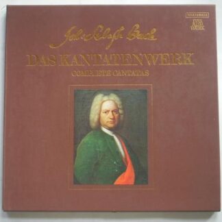 Nikolaus Harnoncourt Bach Complete Cantatas Vol 10 2LP Telefunken BWV35-38 EX/VG 1974 2 LPs boxed with 3 booklets, made in Germany. There is big sticker mark on rear of box