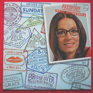 Nana Mouskouri Passport LP Philips PRICE49 EX/EX 1983