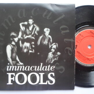 Immaculate Fools Immaculate Fools 7" A&M AM227 EX/VG 1984 picture sleeve, there is an audible pressing fault on side 2"