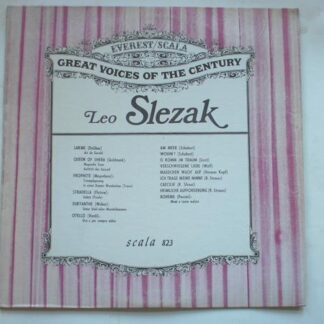 Leo Slezak Great Voices Of The Century LP Period SC823 EX/EX 1960s US pressing