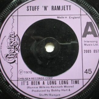 Stuff N Ramjett It's Been A Long Long Time 7" Chelsea 2005057 EX 1975