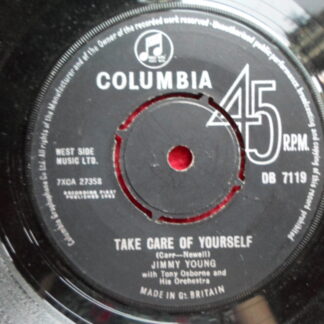 Jimmy Young Take Care Of Yourself 7" Columbia DB7119 EX 1963