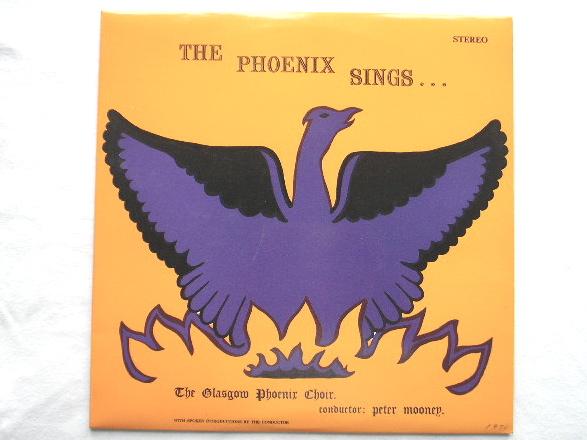 Glasgow Phoenix Choir The Phoenix Sings LP Phoenix Choir Records SPR6662 EX/EX 1979 with souvenir programme from Free Trade Hall concert 1971