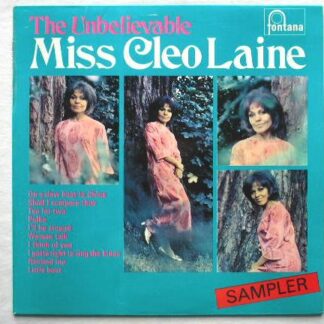 Cleo Laine The Unbelievable Miss Cleo Laine LP Fontana SFXL53 EX/EX 1970s