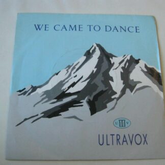 Ultravox We Came To Dance 7" Chrysalis VOX1 EX/VG 1983 picture sleeve