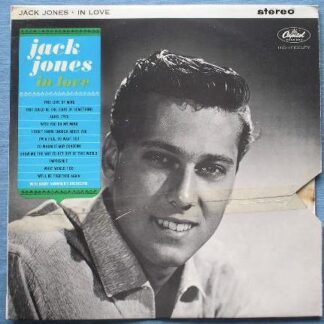 Jack Jones In Love LP Capitol ST2100 EX/G 1964 sleeve has heavily sellotaped tear and cut in front