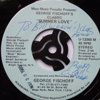 George Fischoff Summer Love 7" Moss U13365 EX 1985 US pressing, signed