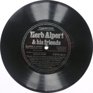 Herb Alpert Herb Alpert & His Friends flexi Lyntone RDHAM7812CVL EX 1960s 7" flexidisc 33rpm
