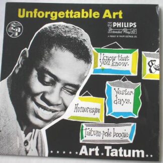 Art Tatum Unforgettable Art EP Philips BBE12136 EX/EX 1957 picture sleeve