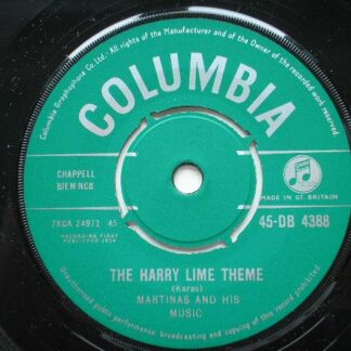 Martinas The Harry Lime Theme 7" Columbia DB4388 EX 1959