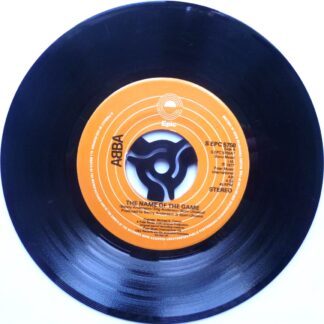 Abba The Name Of The Game 7" Epic SEPC5750 VG 1977 Record has machine-cut centre