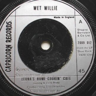Wet Willie Leona's Home Cookin Cafe 7" Capricorn 2089012 EX 1975