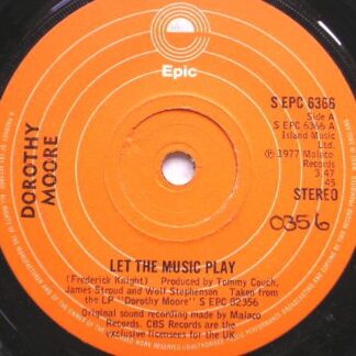 Dorothy Moore Let The Music Play 7" Epic SEPC6366 EX 1978