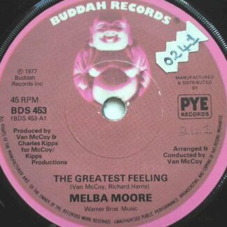 Melba Moore The Greatest Feeling 7" Buddah BDS453 EX 1977 there is 2mm drill hole in label rim