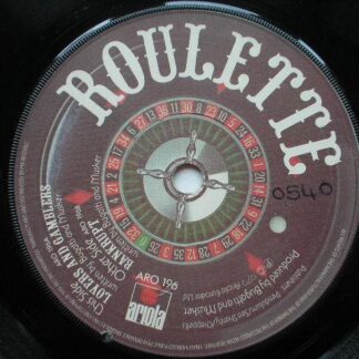 Roulette Lovers And Gamblers 7" Ariola ARO196 EX 1979 there is handwritten number on label and 2mm drill hole in label rim